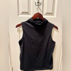 BRAND NEW - Athleta Black Mock Neck Tank Top